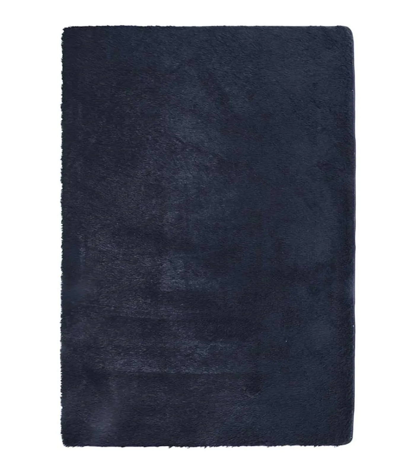 Outlet Hoogpolig vloerkleed NAVARRA 160x230 cm polyester marineblauw Tapijten