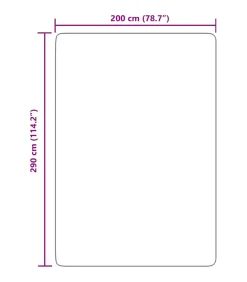 Sale Hoogpolig vloerkleed NAVARRA 200x290 cm polyester stoffig roze Tapijten