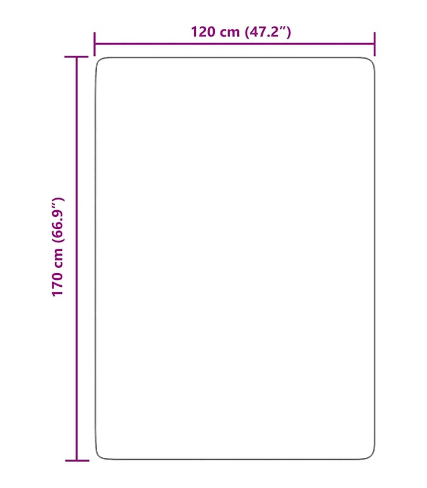 Sale Hoogpolig vloerkleed NAVARRA 120x170 cm polyester lichtgrijs Tapijten