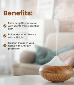 Outlet Houten Aromadiffuser Transparante Bovenkant [USB] Kaarsen & Kaarshouders