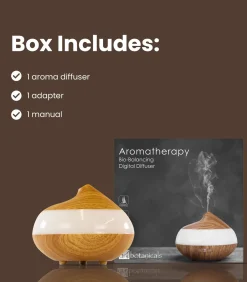 Sale Houten Aromadiffuser Transparant Paneel [USB] Kaarsen & Kaarshouders