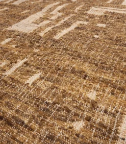 New Ian Handgeweven Vloerkleed - Wol - Bruin 170x240 cm Tapijten