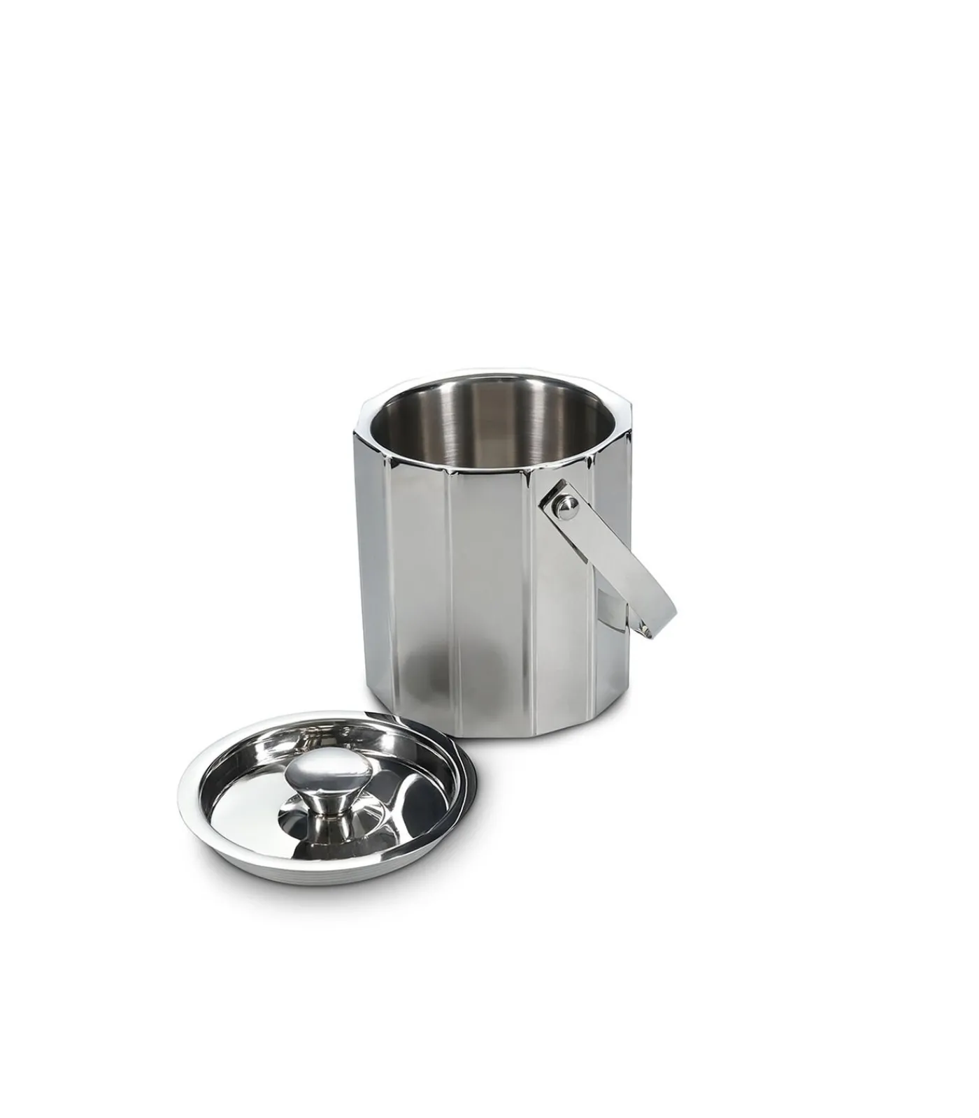 Clearance Ijsemmer 15,5xH17,5cm dubbelwandig zilver Nox Keukenaccessoires