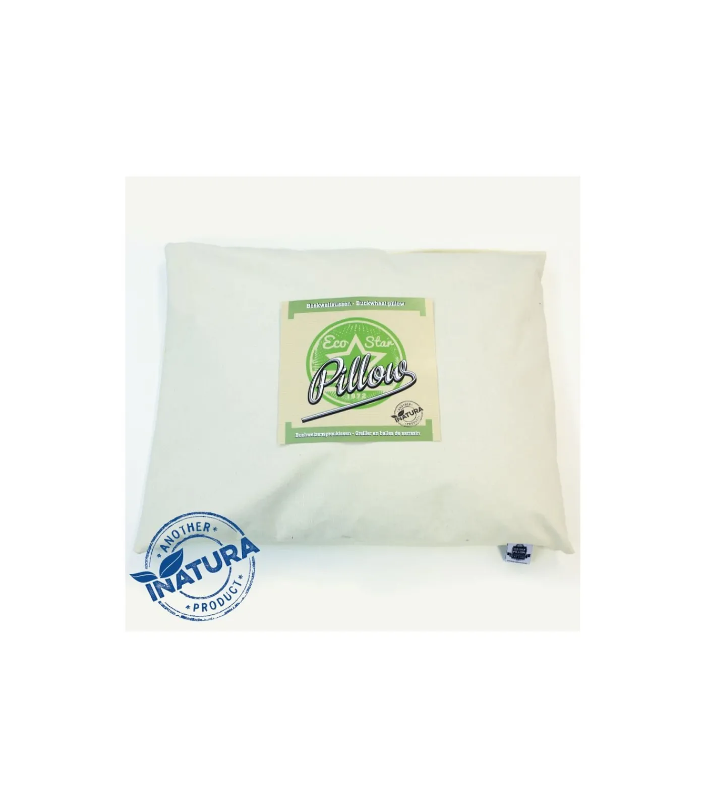 New Eco-Star Hoofdkussen - Gevuld met Boekweitkaf - 50x60cm Kussens