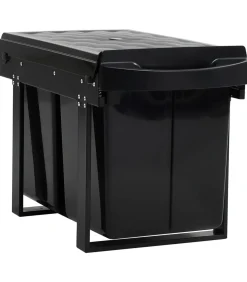 Outlet Inbouwprullenbak uittrekbaar soft-close 48 L Manden En Bakken