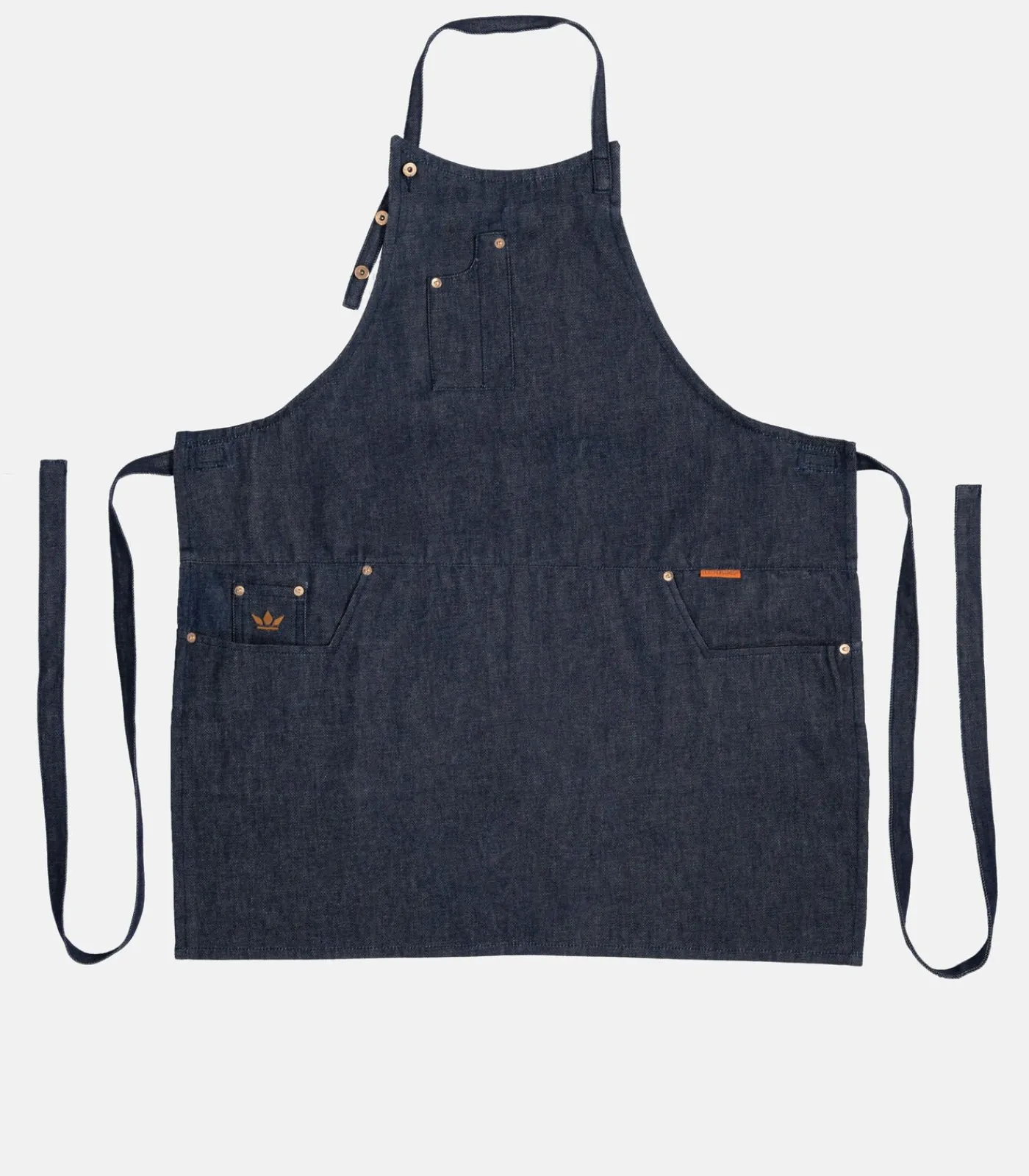 Clearance Indigo jeans - Barbecue- of keukenschort - 5 zakken - Denim blauw Keuken- & Tafellinnen