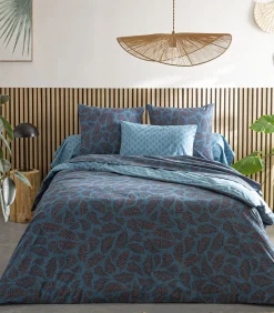 Sale Iris - Hoeslaken van bamboe met print Hoeslakens