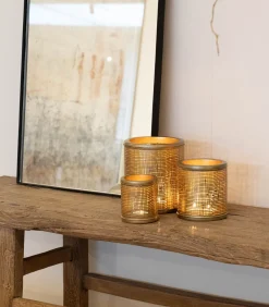 Clearance Joleen - Theelichthouder - Zwart Decoratie