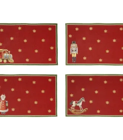 Outlet Jubileum placematset, 4-dlg. Toy's Delight Keuken- & Tafellinnen