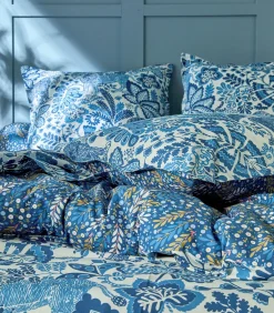 Sale JUNGLE Indigo - Laken 100% coton Lakens