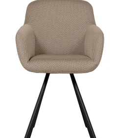 Online Juno Eetkamerstoelen - Mesh - Naturel - Set van 6 Stoelen