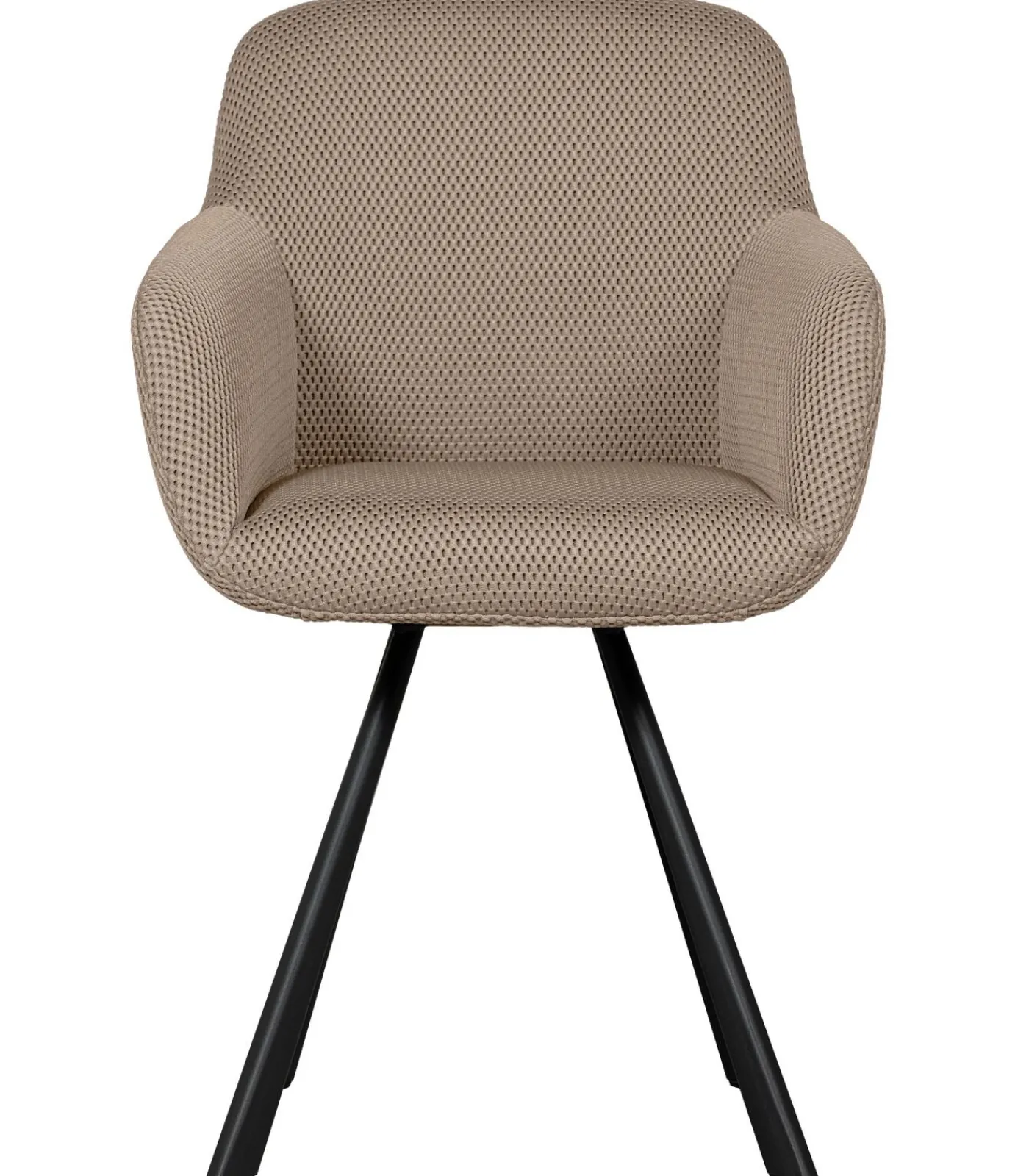 Online Juno Eetkamerstoelen - Mesh - Naturel - Set van 6 Stoelen