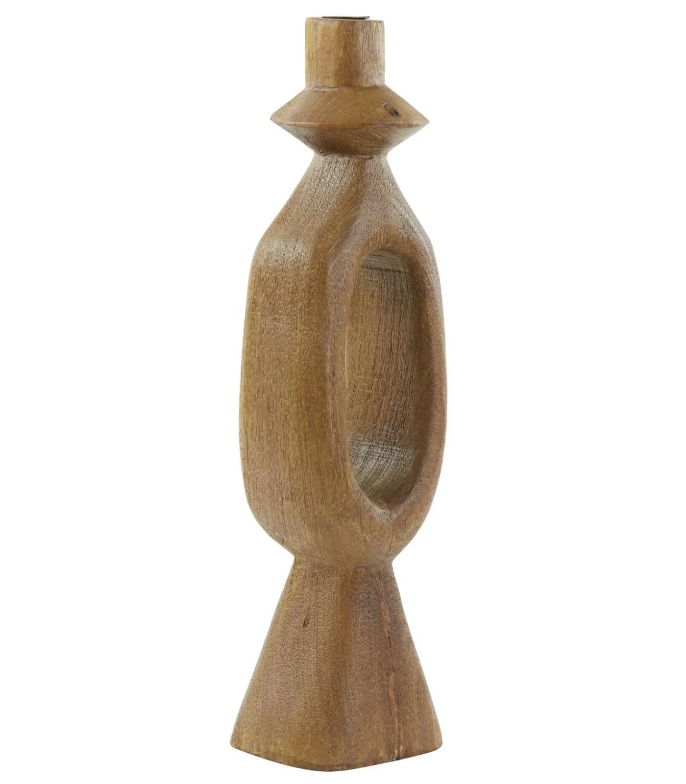 New Kandelaar Django - Donkerbruin - 14x14x50cm Kaarsen & Kaarshouders