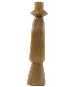 New Kandelaar Django - Donkerbruin - 14x14x50cm Kaarsen & Kaarshouders