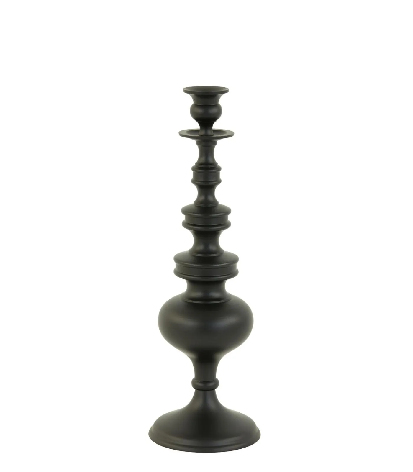 Sale Kandelaar Lizet - Mat zwart - Ø13cm Kaarsen & Kaarshouders