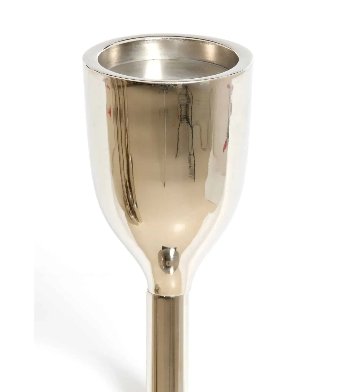 Clearance Kandelaar Velez - Glanzend Zilver - Ø13x77cm Kaarsen & Kaarshouders