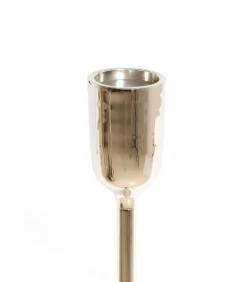 Hot Kandelaar Velez - Glanzend Zilver - Ø13x104cm Kaarsen & Kaarshouders