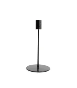 New Kandelaar 10xH20cm metaal zwart Pillar Kaarsen & Kaarshouders