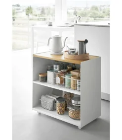 Outlet Kantoorkastje met Wielen - Tower - Wit Keukenaccessoires