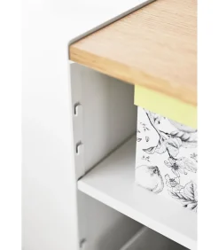 Outlet Kantoorkastje met Wielen - Tower - Wit Keukenaccessoires