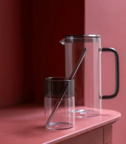 Discount Karaf 120cl met deksel grijs Cruse Glazen & Karaffen