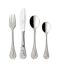 Discount Kinderbestek 4-dlg Teddy Bestek