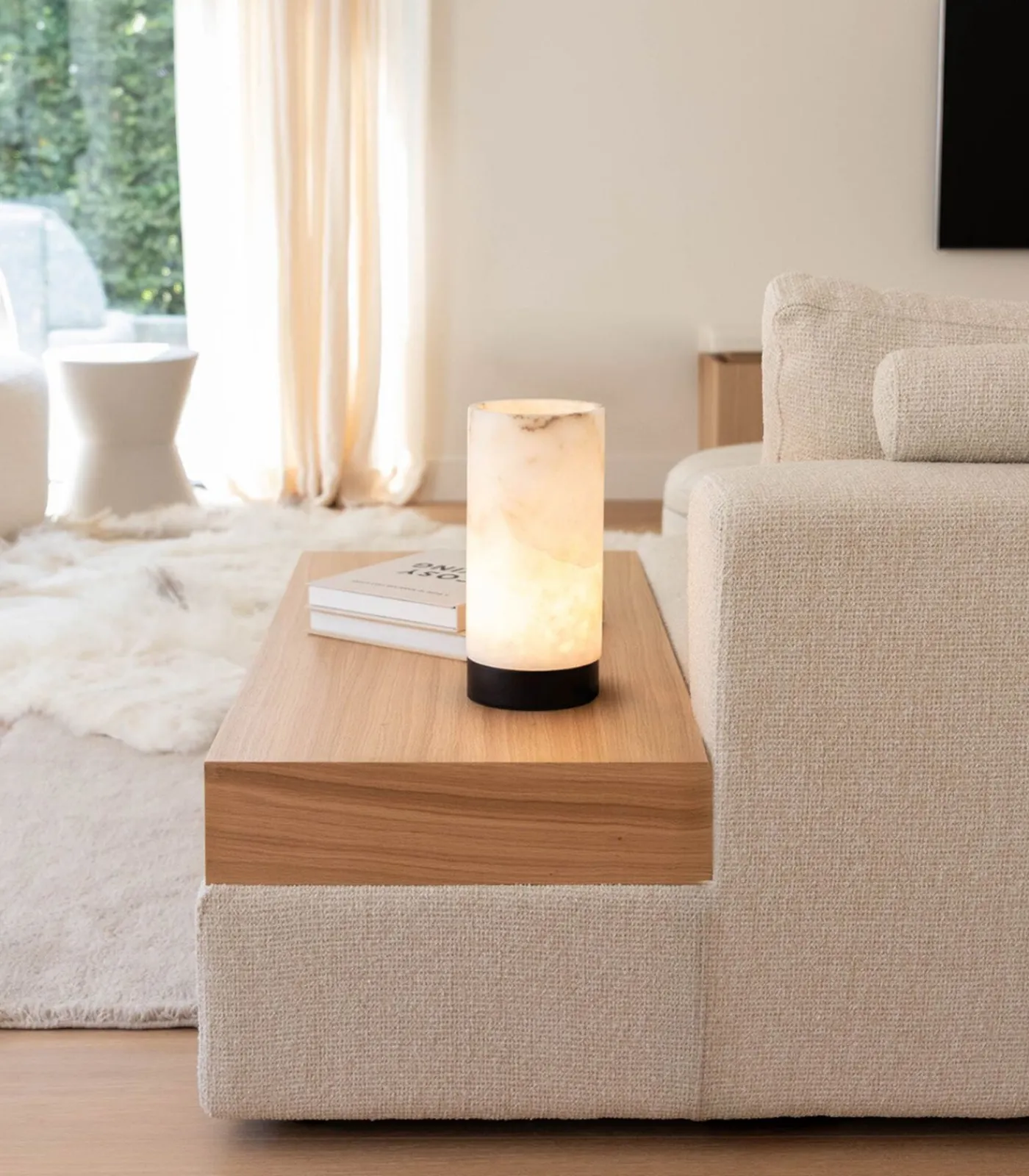 Outlet Kizo L - Tafellamp - Wit Tafellampen