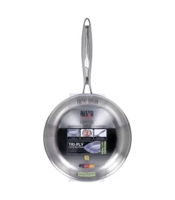 Discount Koekenpan Crater - ø 24 cm - zonder anti-aanbaklaag Potten & Pannen