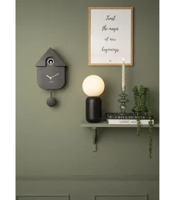 Clearance Koekoeksklok Modern Cuckoo ABS - Zwart - 41x8,5x21,5cm Klokken