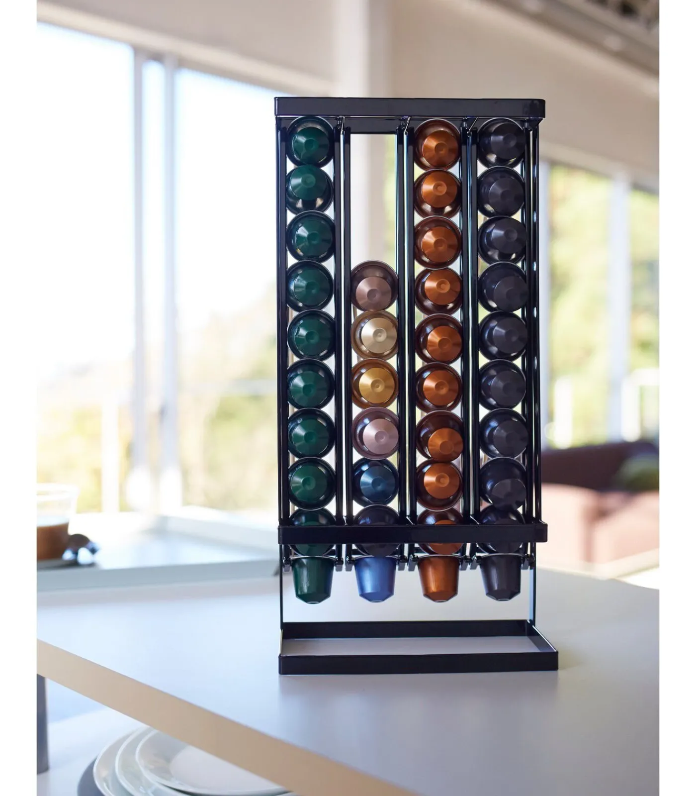 Outlet Koffie Capsulehouder - Tower - Zwart Koffie & Thee Maken