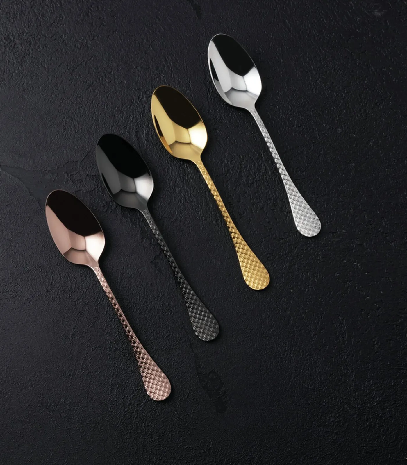 Outlet Koffielepel Taormina Koper 6 Stuks Bestek