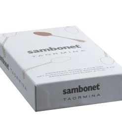 Hot Koffielepel Taormina Zwart 6 Stuks Bestek