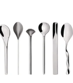 Koffielepels Il Caffe - MSPOONSET - 8 Stuks - door David Chipperfield Bestek