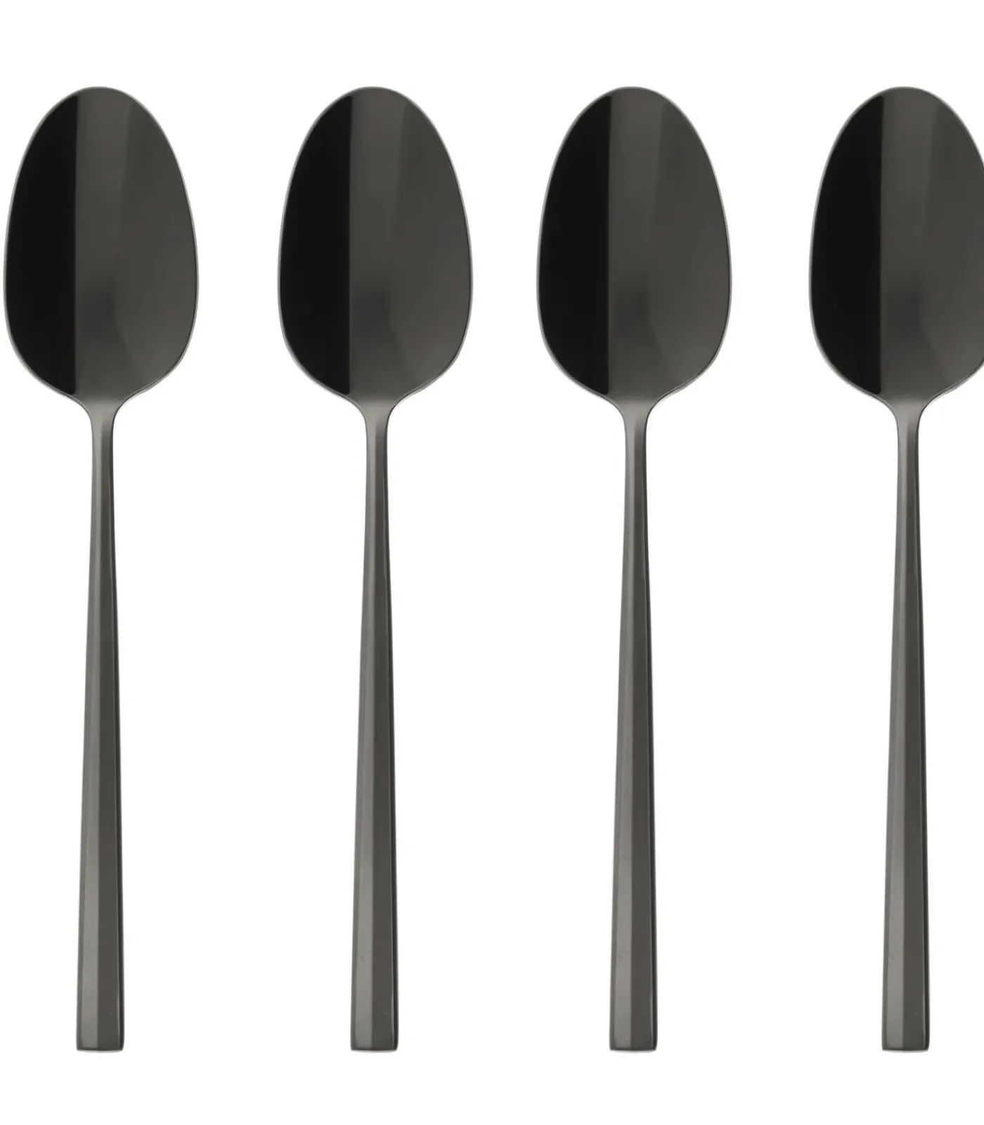 Hot Koffielepels Rock Zwart 6 Stuks Bestek