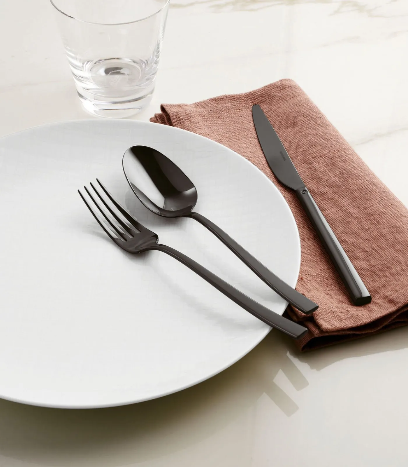 Hot Koffielepels Rock Zwart 6 Stuks Bestek