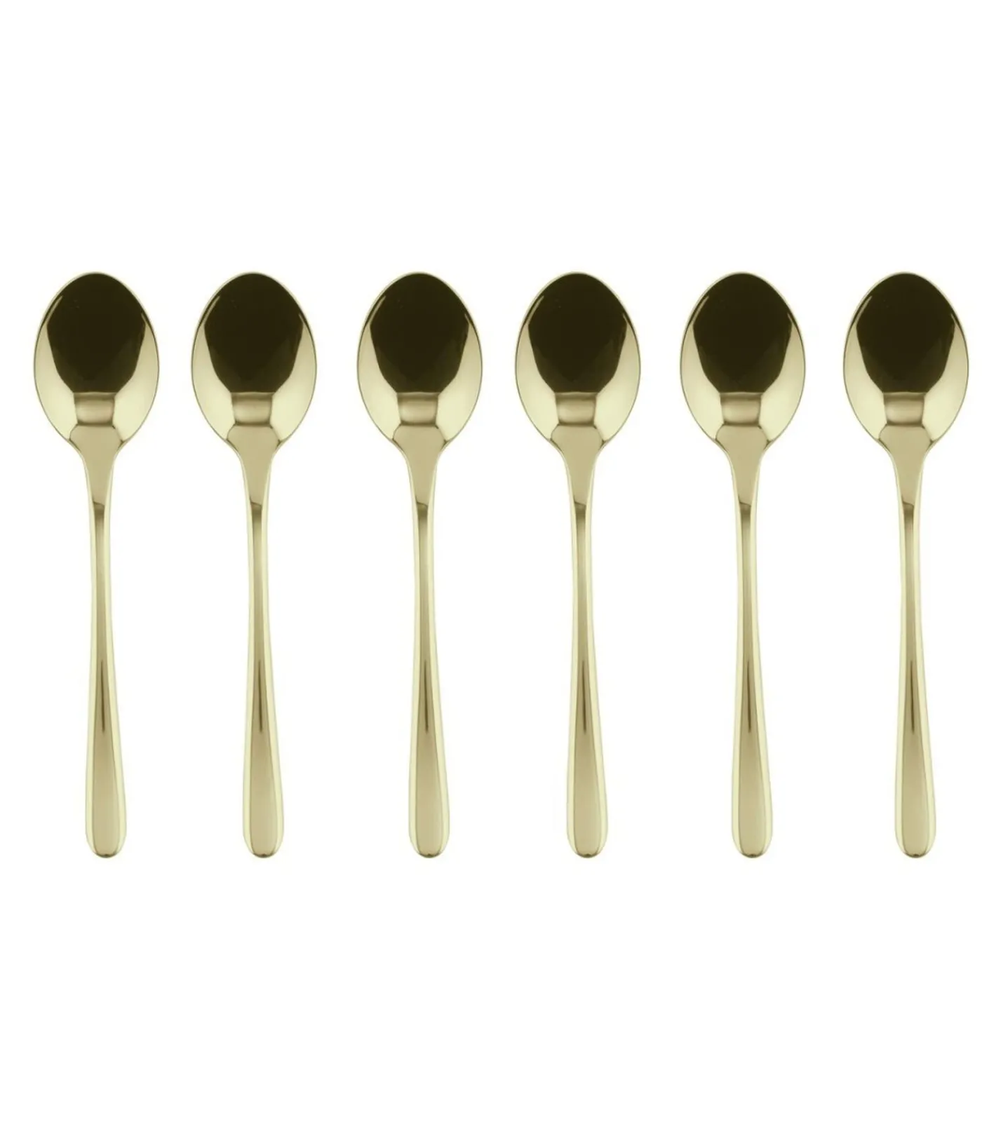 New Koffielepels Taste Champagne 6 Stuks Bestek