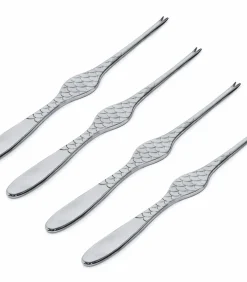 Kreeftenvork Colombina Fish - FM23/34S4 - 4 Stuks - door Doriana & Massimiliano Fuksas Bestek