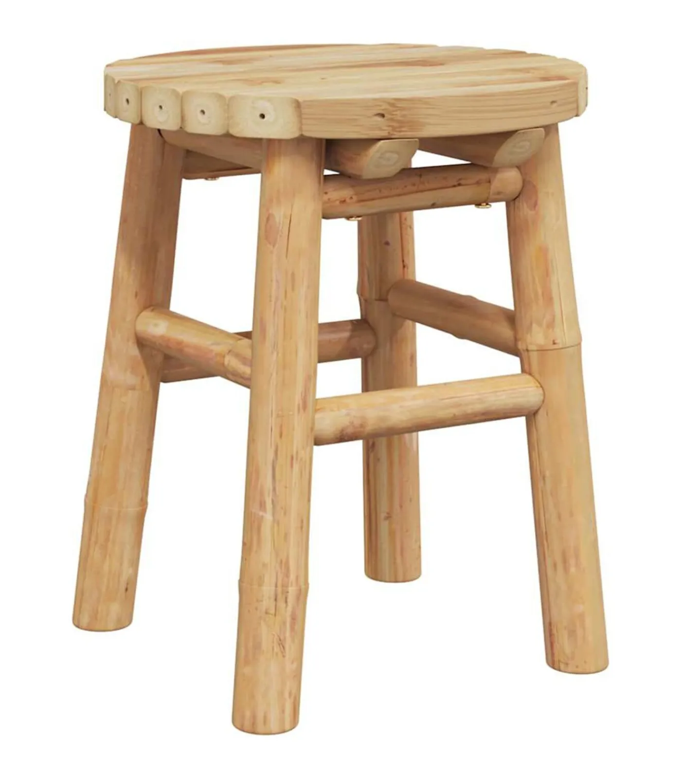 Clearance Kruk Bruin 30 x 30 x 36 cm Bamboe Stoelen