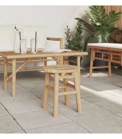 Clearance Kruk Bruin 30 x 30 x 36 cm Bamboe Stoelen