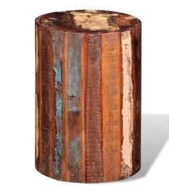 Kruk massief gerecycled hout Stoelen