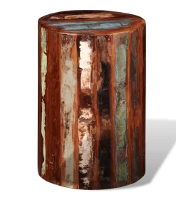 Kruk massief gerecycled hout Stoelen