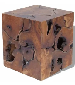 Discount Krukken/Salontafel massief teakhout Stoelen