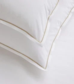 Hot Kussensloop | Vendôme - Blanc / Grège Kussenslopen