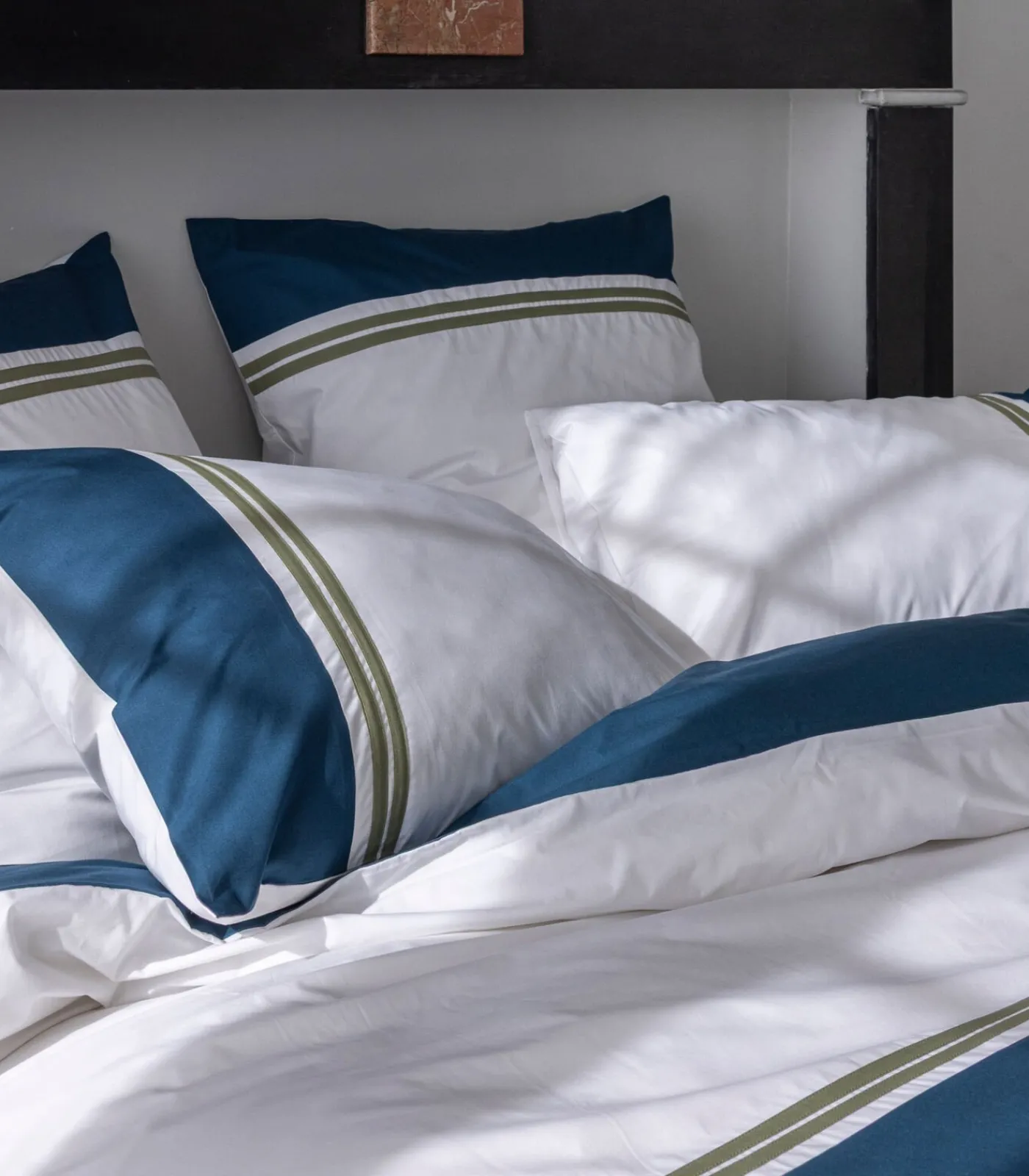 Sale Kussensloop van gewassen katoenperkal, ESPRIT COUTURE Kussenslopen