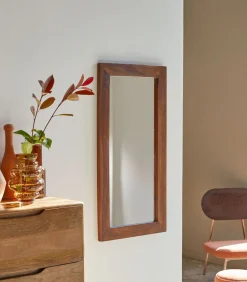 Best Kwarto - Massief palissander spiegel 100x50 cm Spiegels