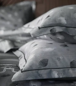 Sale KYOTO Graphite -Laken Jacquard katoen Lakens