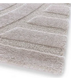 Online Laagpolig vloerkleed met eigentijds patroon 120 x 170 cm Tapijten