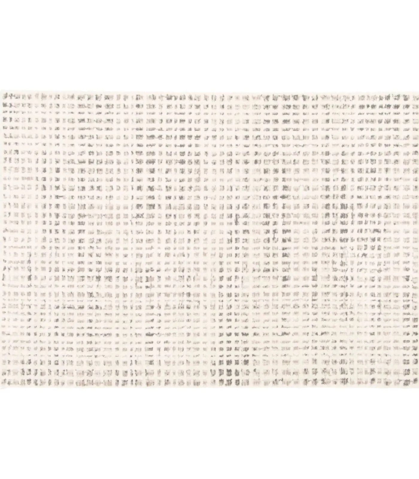 Discount Laagpolig vloerkleed met ecru vierkant patroon 120 x 170 cm Tapijten