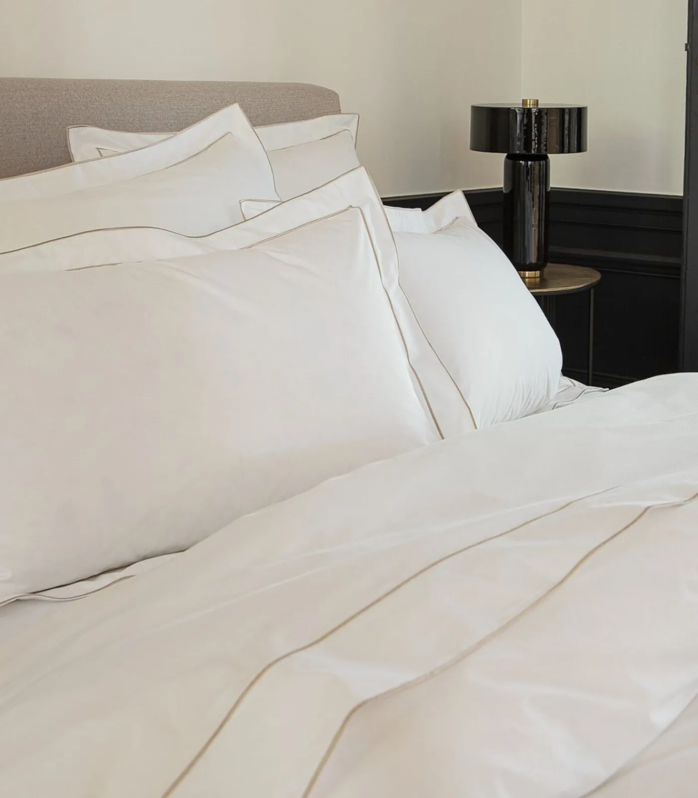 Discount Laken | Louvre - Blanc/Sable Lakens