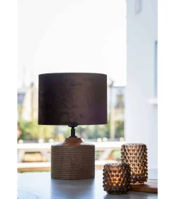 Hot Lampenkap Gemstone - Bruin - 25x25x18cm Lampenkappen